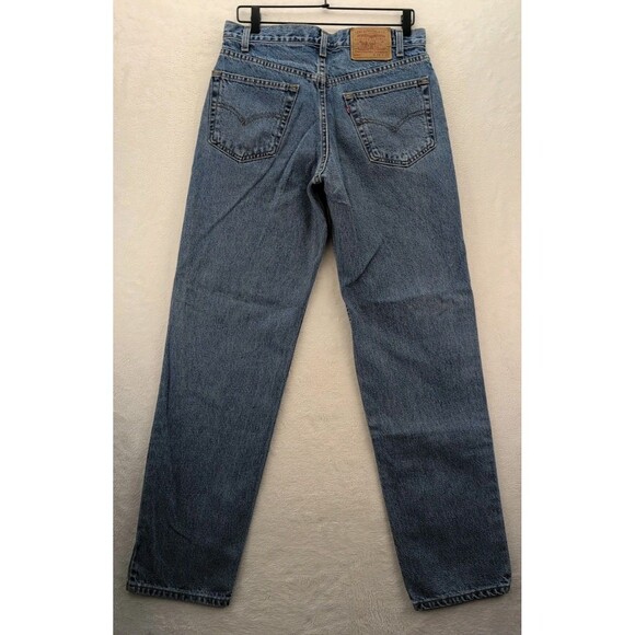 VTG Levis 550 Relaxed Fit Jeans Made in Mexico Paper Tag Mens 33x33 Y2K 90's - Picture 11 of 14